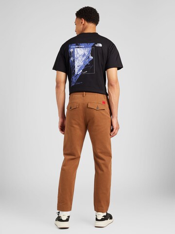 HUGO Regular Chino Pants 'Zeebo' in Brown