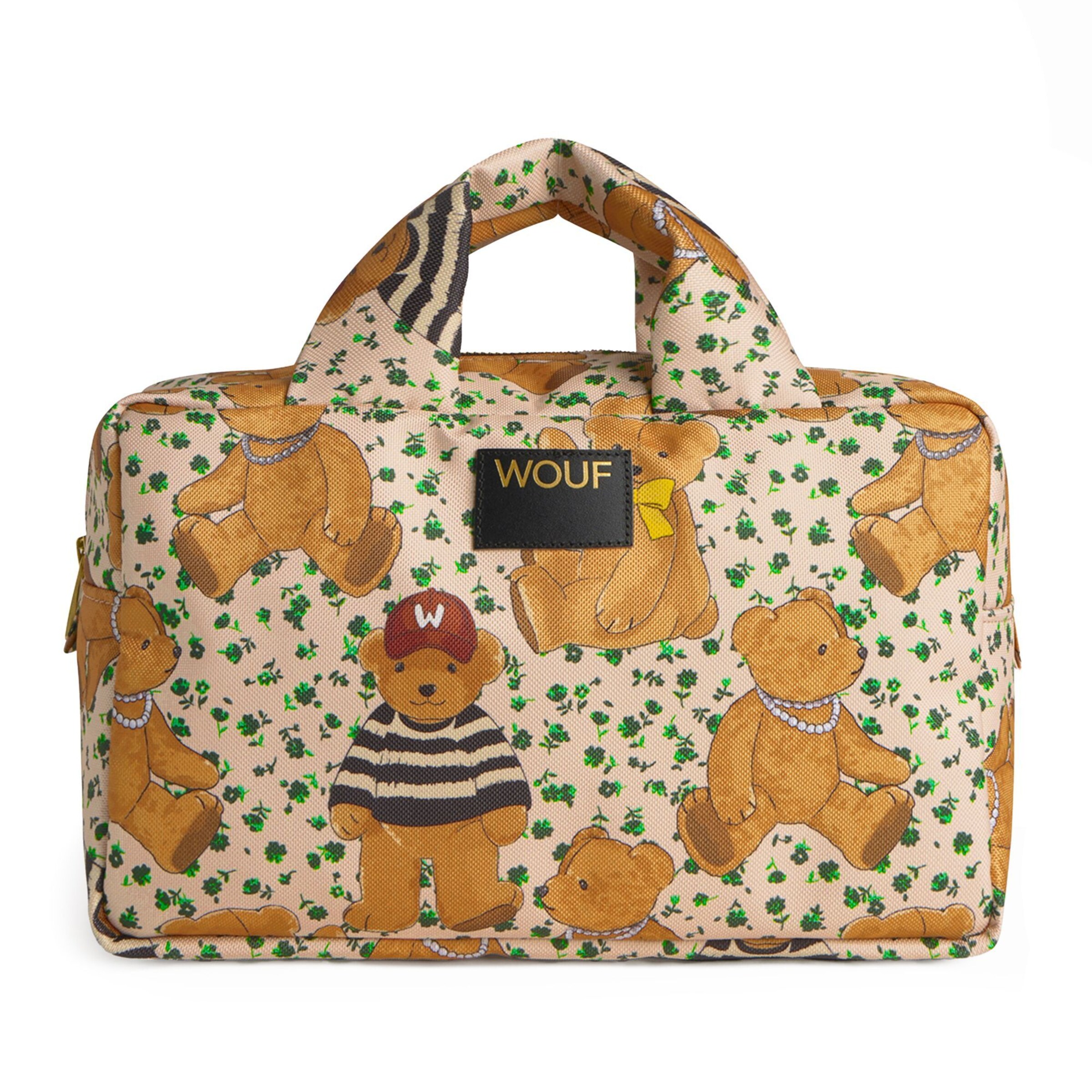 Wouf Kulturtasche 'Daily' in Beige: Vorderseite