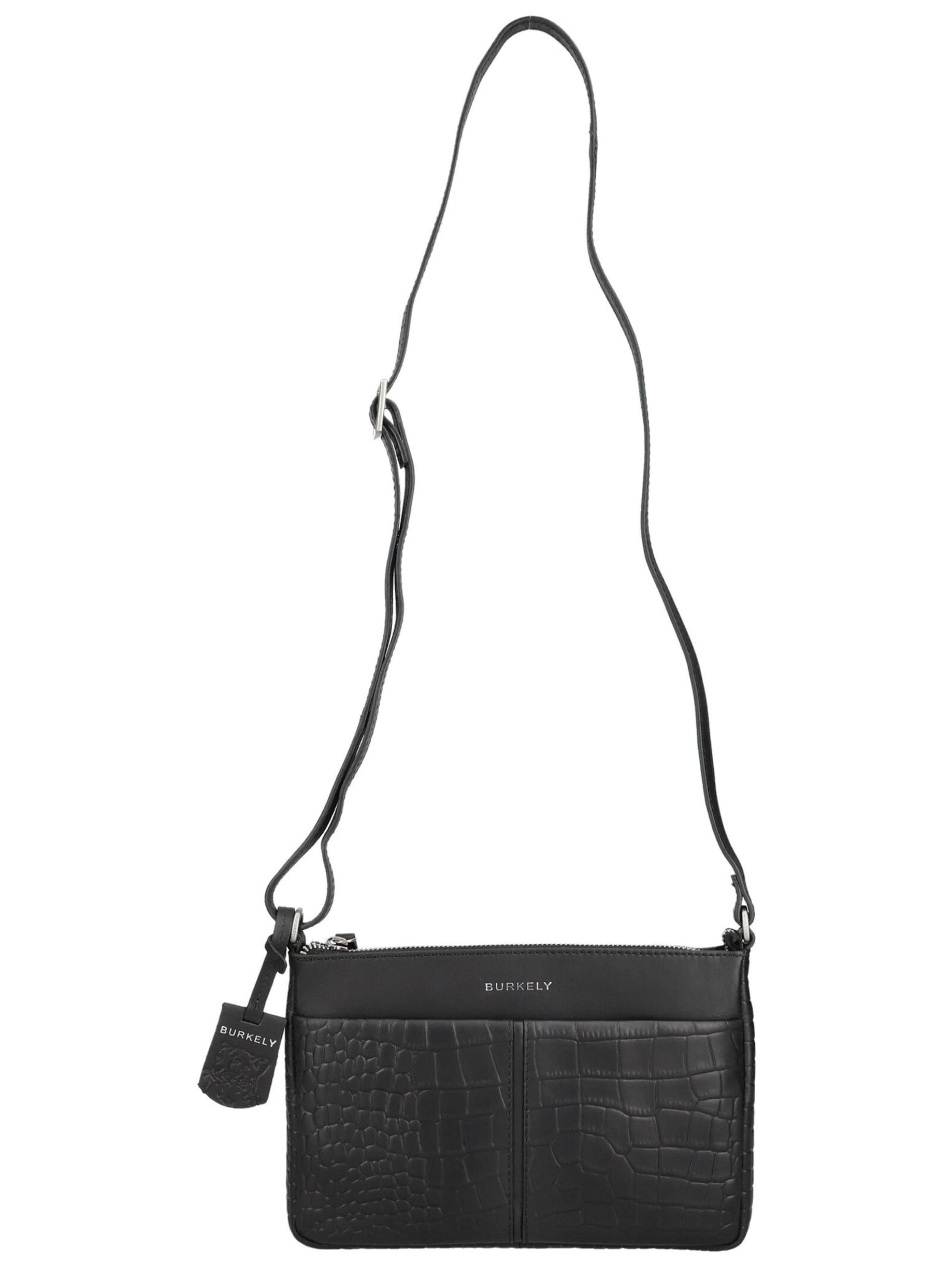Borsa a tracolla di Burkely in nero: frontale