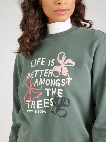 SCOTCH & SODA Sweatshirt in Groen