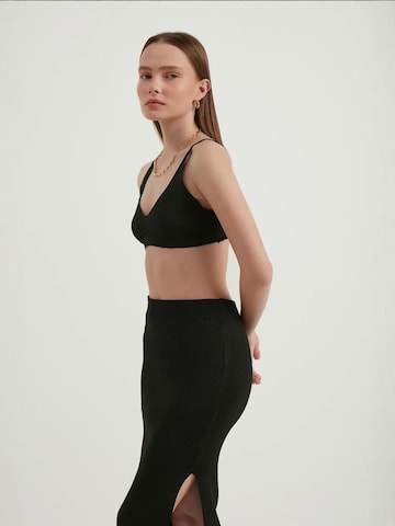 Hiccup - Top de malha em preto