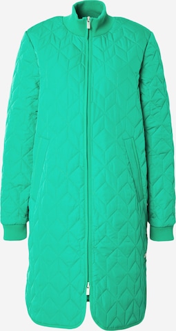 ILSE JACOBSEN Between-seasons coat in Green: front
