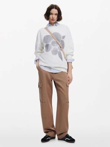 DesigualSweater majica - bijela boja
