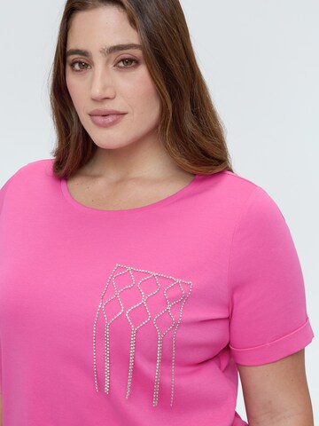 T-shirt Fiorella Rubino en rose