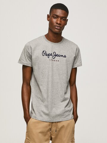 Maglietta 'EGGO' di Pepe Jeans in grigio