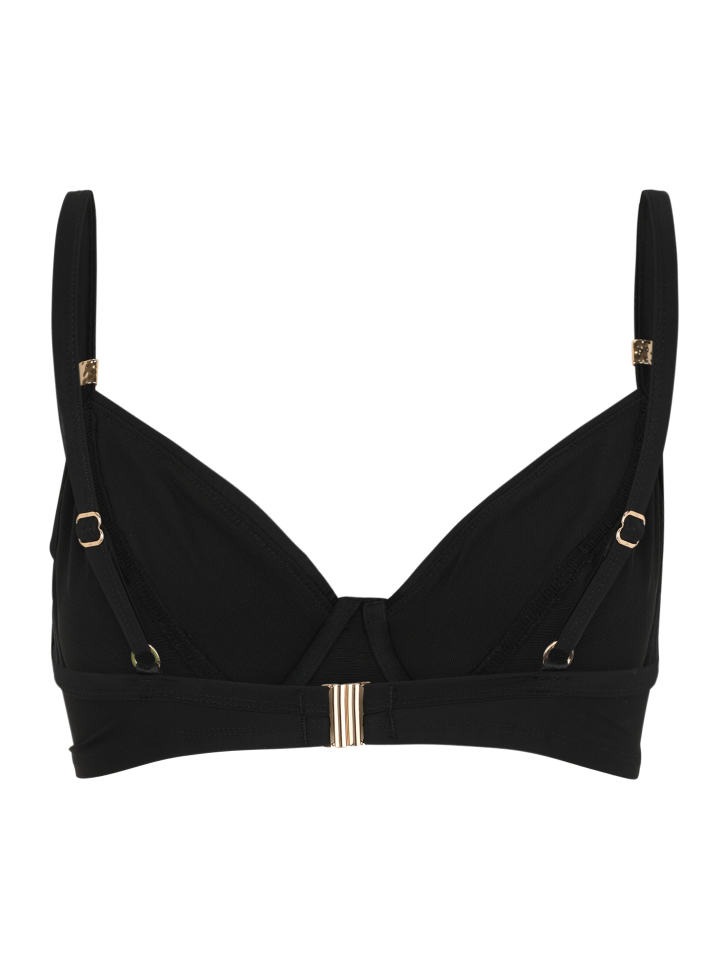 Hunkemöller Triangel Bikinitop 'Luxe Demi' in Schwarz