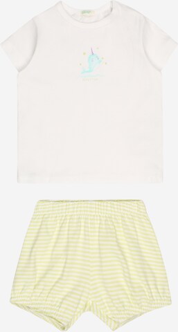 UNITED COLORS OF BENETTON Set in Yellow: front