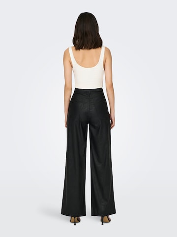 ONLY Wide leg Trousers 'Hope-Mady' in Black