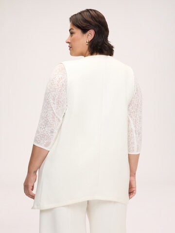 Gilet de costume Fiorella Rubino en blanc