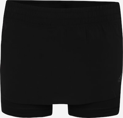 ADIDAS SPORTSWEAR Sports trousers 'Run Icons 3-Stripes Skort' in Grey / Black / White, Item view
