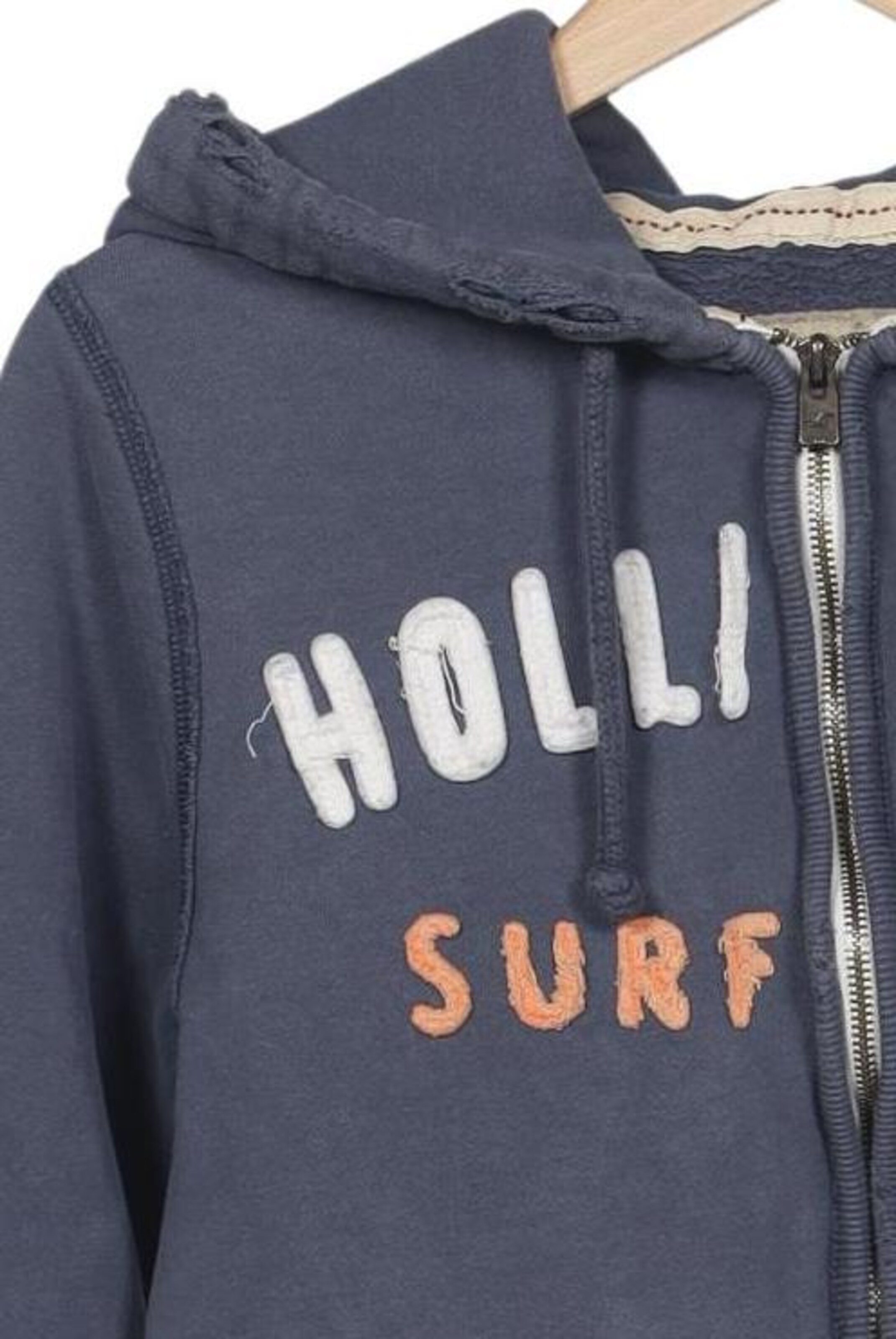 HOLLISTER Sweatshirt & Zip-Up Hoodie in L in Blue