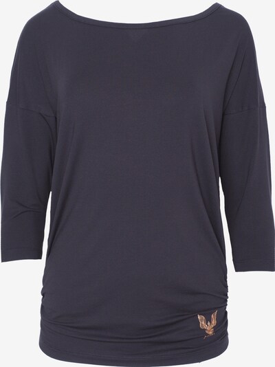 Kismet Yogastyle Sweatshirt in rosegold / dunkelgrau, Produktansicht