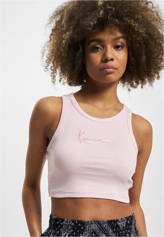 Karl Kani Top in Roze: voorkant