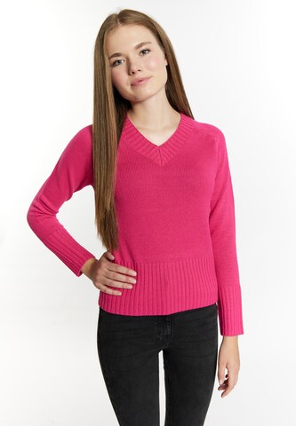 Pull-over 'Blonda' MYMO en rose : devant