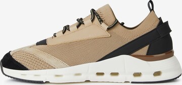 Sneaker bassa di Boggi Milano in beige: frontale