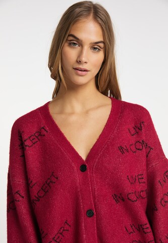 myMo ROCKS Knit cardigan in Red