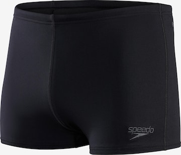 SPEEDO Athletic Swim Trunks 'Eco Endurance' in Black: front