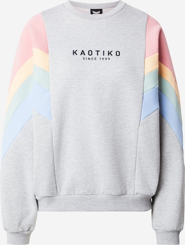 pilka Kaotiko Megztinis be užsegimo 'GINGER': priekis