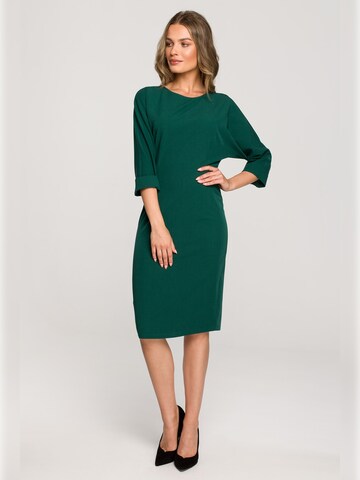 Stylove Jurk 'S324 ' in Groen: voorkant