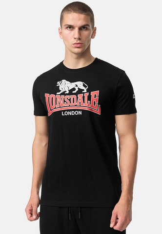 LONSDALE Bluser & t-shirts 'Cromane' i sort: forside