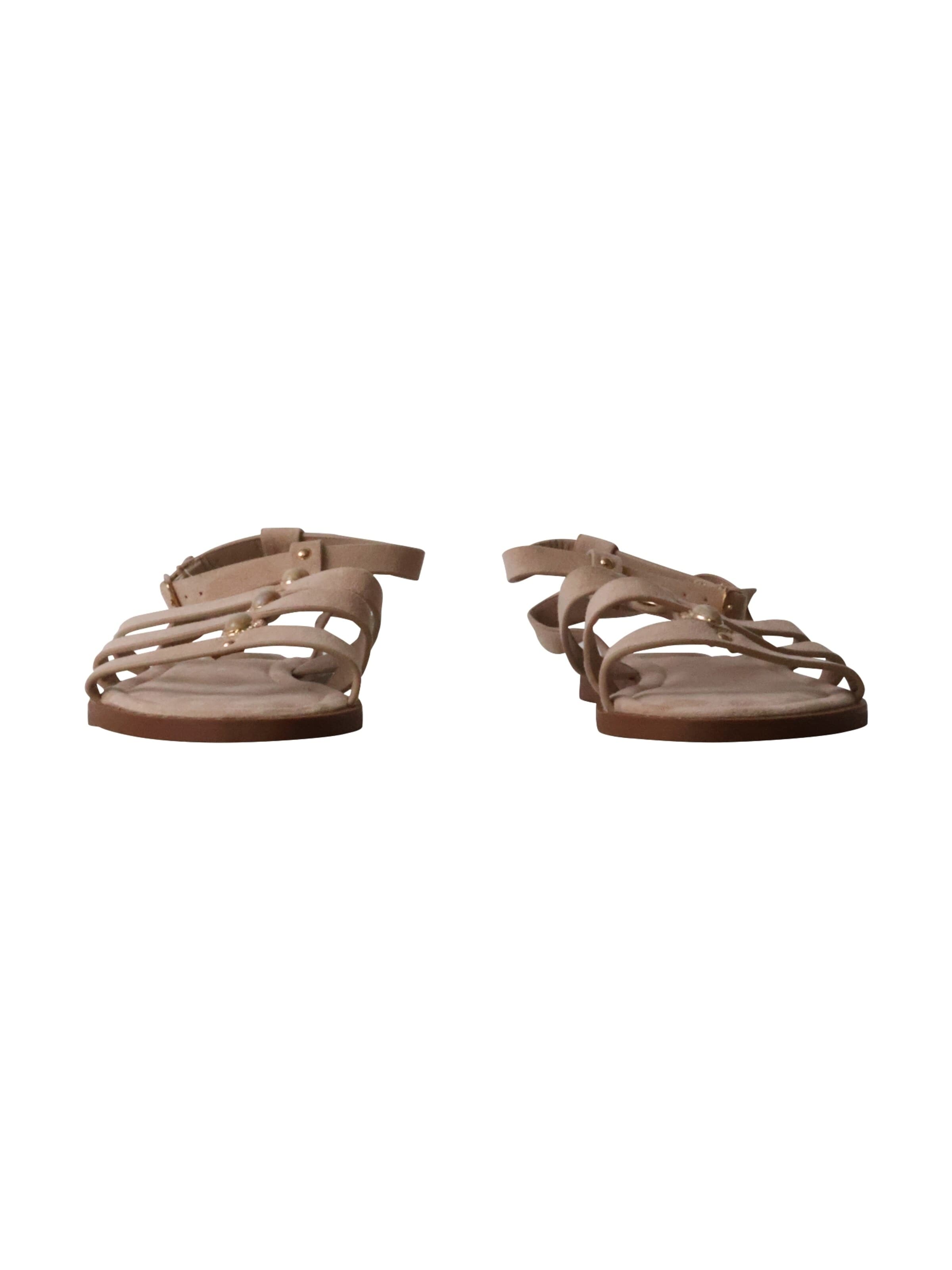 Sandalo 'Flache Riemchensandalen von Joalice' di Super Mode in verde