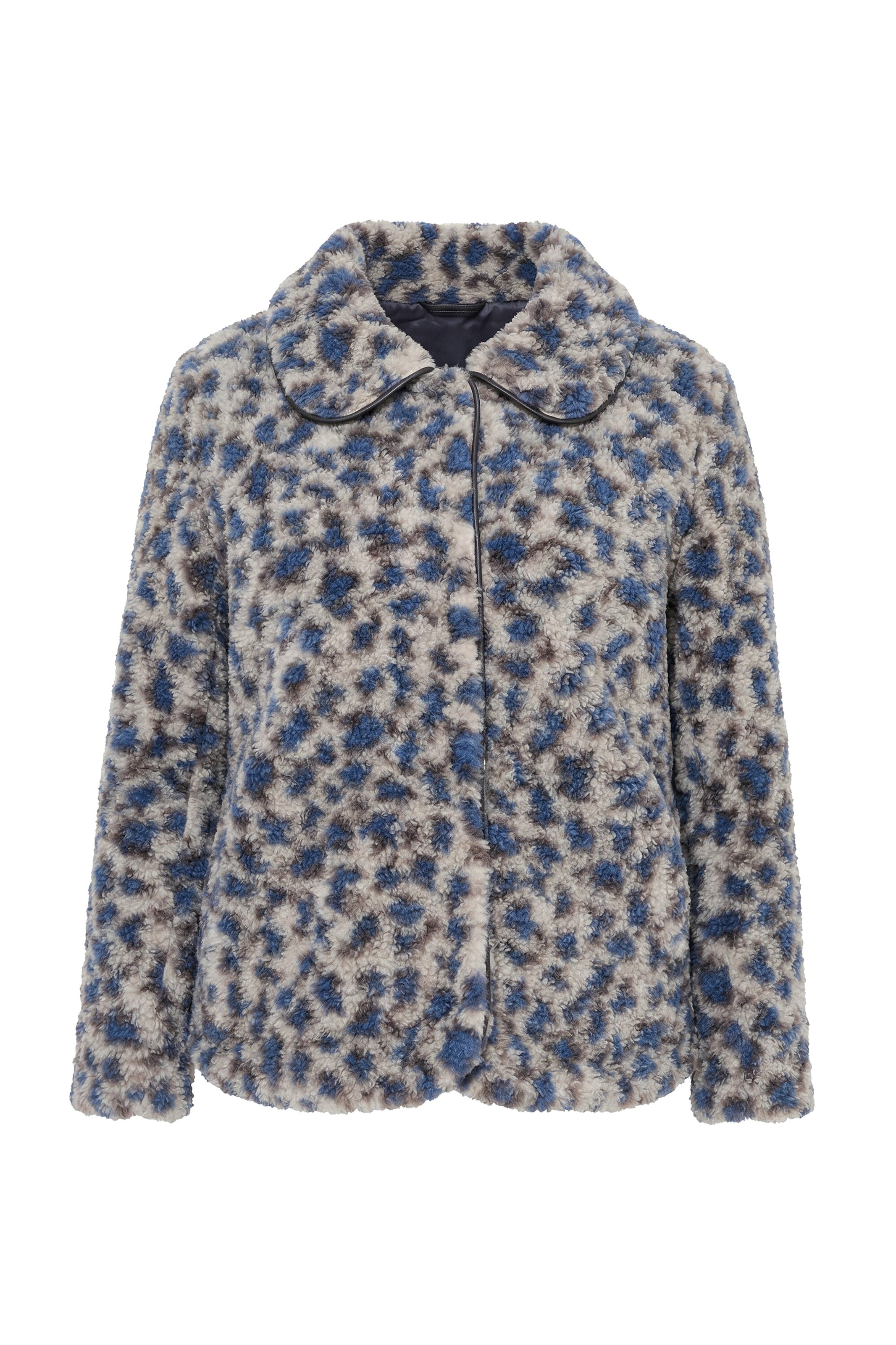 Ulla Popken Winter jacket in M-L in Blue / Grey, Item view