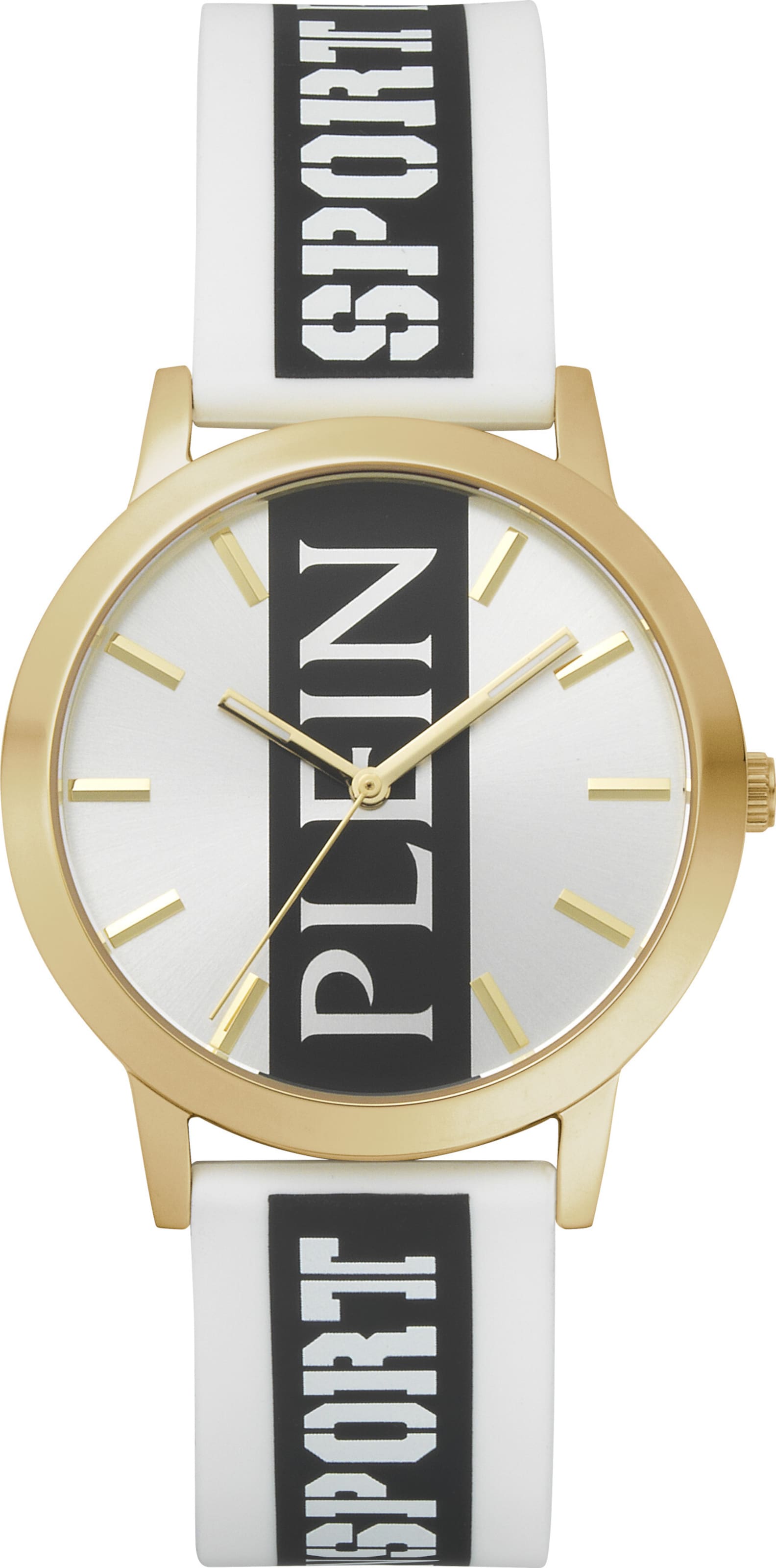 Plein Sport Analog watch ' LEGEND ' in Black: front