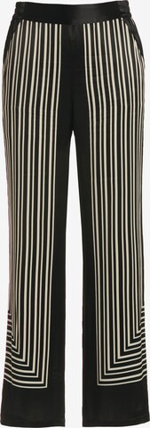 Ulla Popken Regular Pants in Black: front