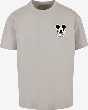 T-Shirt 'Disney Micky Maus Don’t Speak Pocket' F4NT4STIC en gris : devant