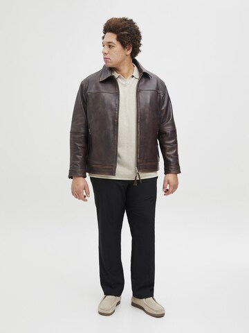 Giacca di mezza stagione di Jack & Jones Plus in marrone