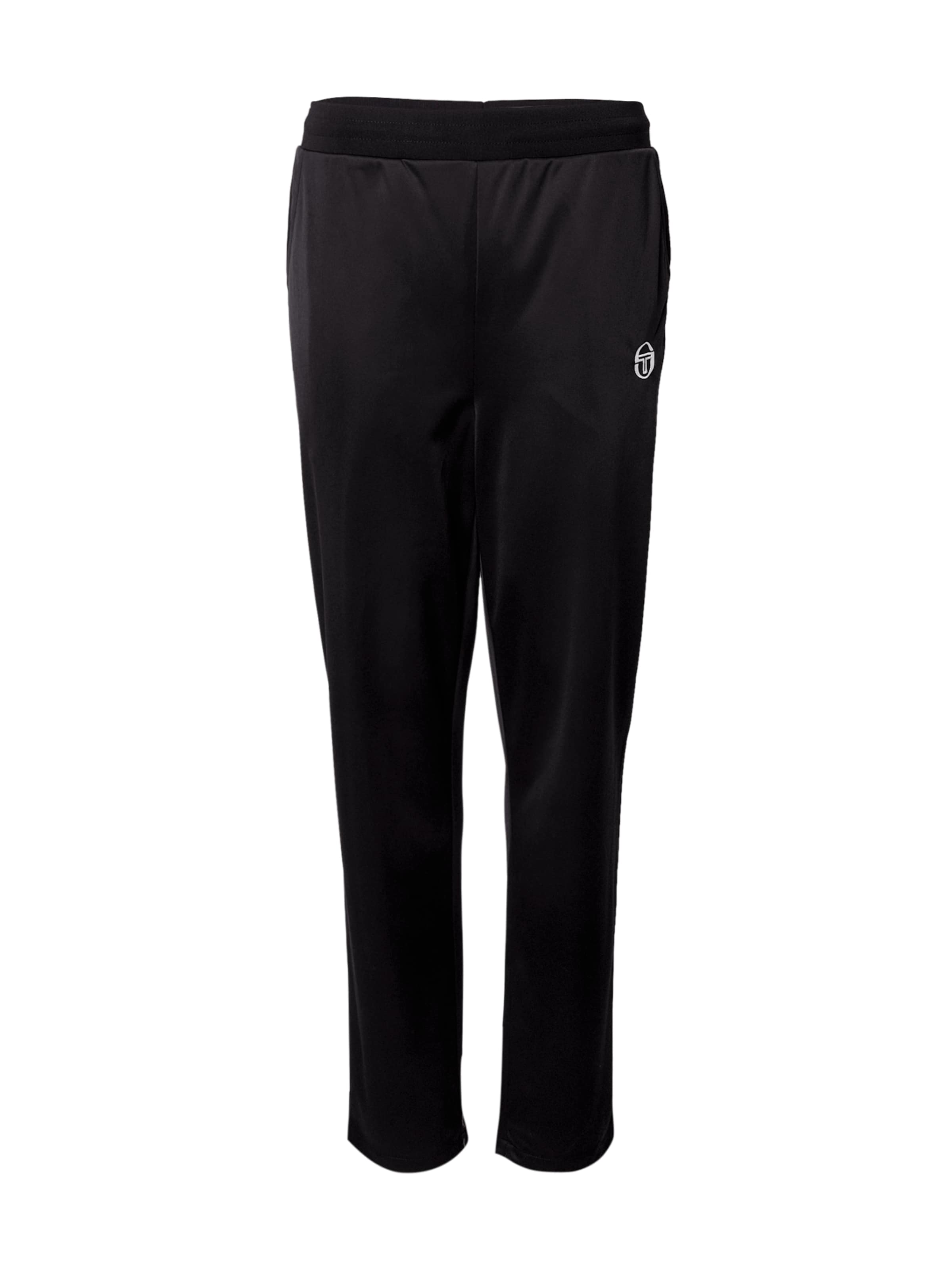 Sergio Tacchini Обычный Штаны 'SANTOS' в Черный: спереди