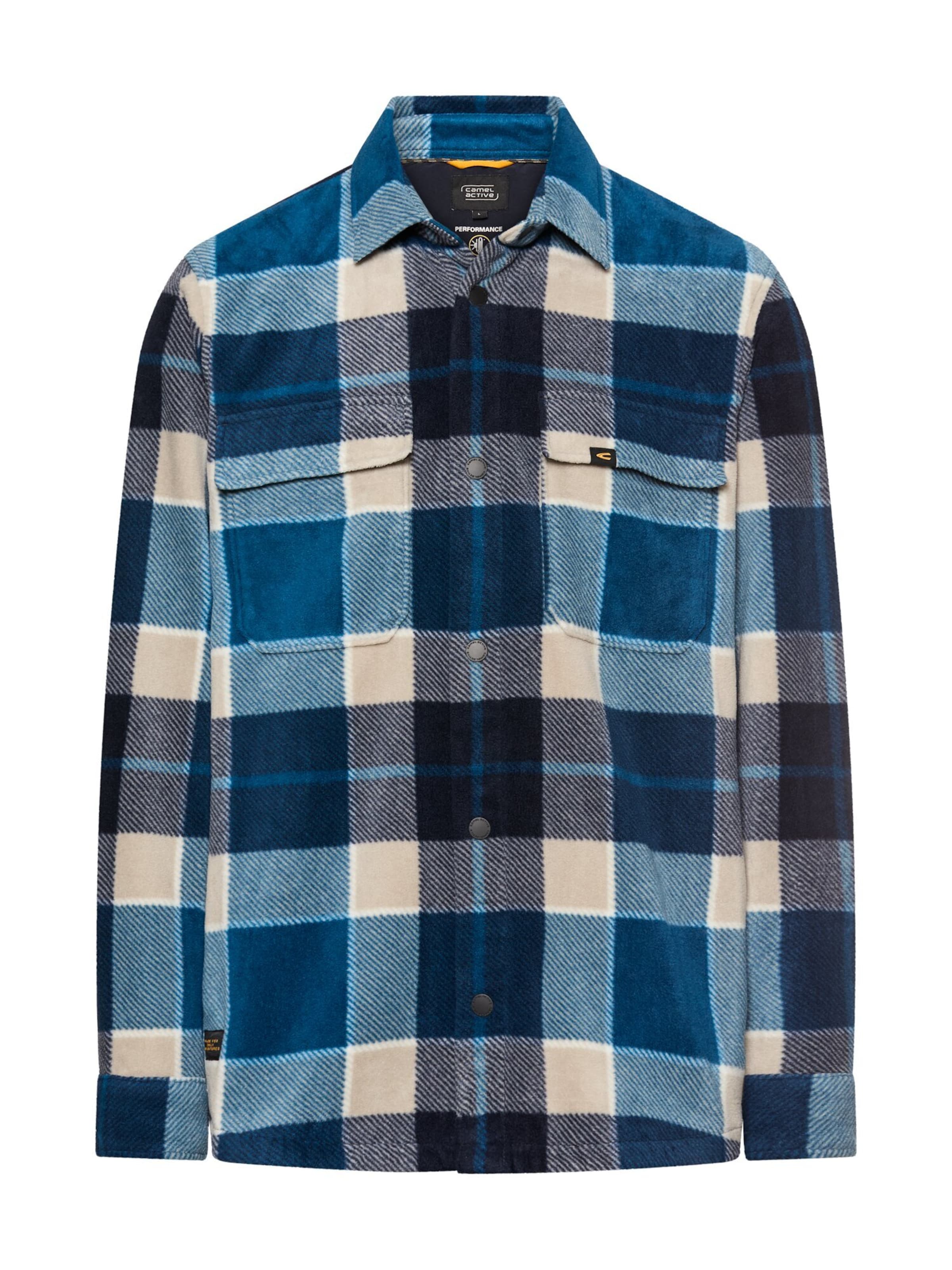 CAMEL ACTIVE Regular Fit Jacke in Blau: Vorderseite