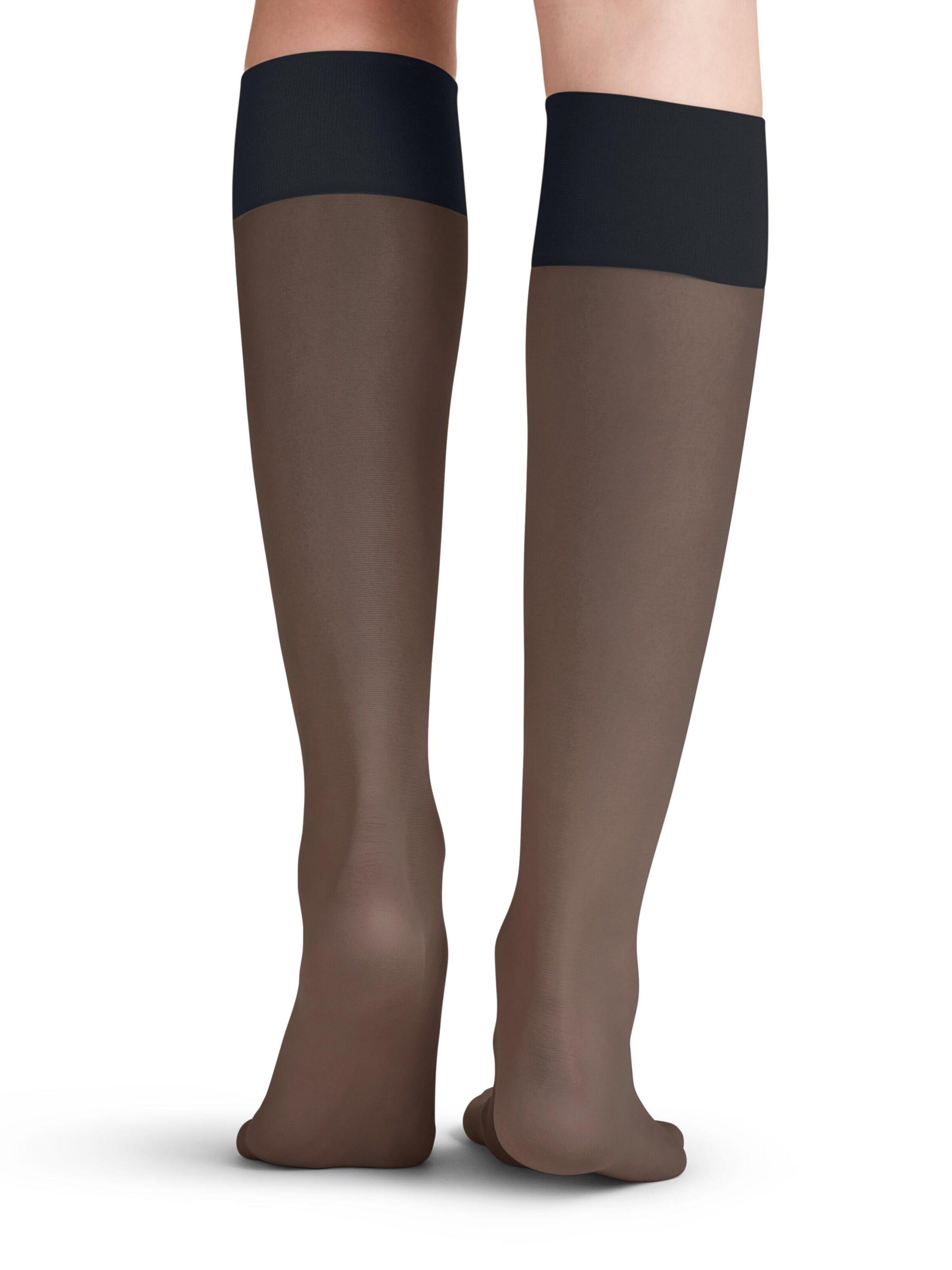 FALKE Knee High Socks 'Pure Matt' in Blue