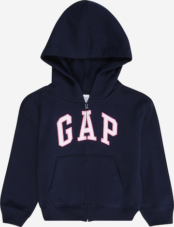 GAP Mikina 'HERITAGE' – modrá: přední strana