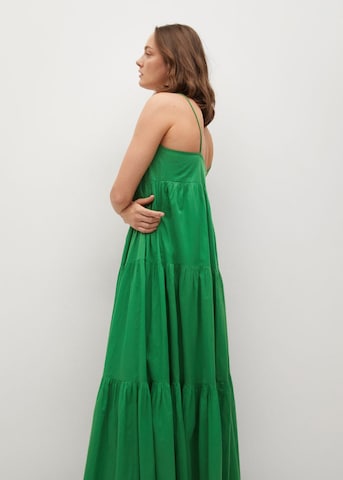 MANGO Letnia sukienka w kolorze zielony
