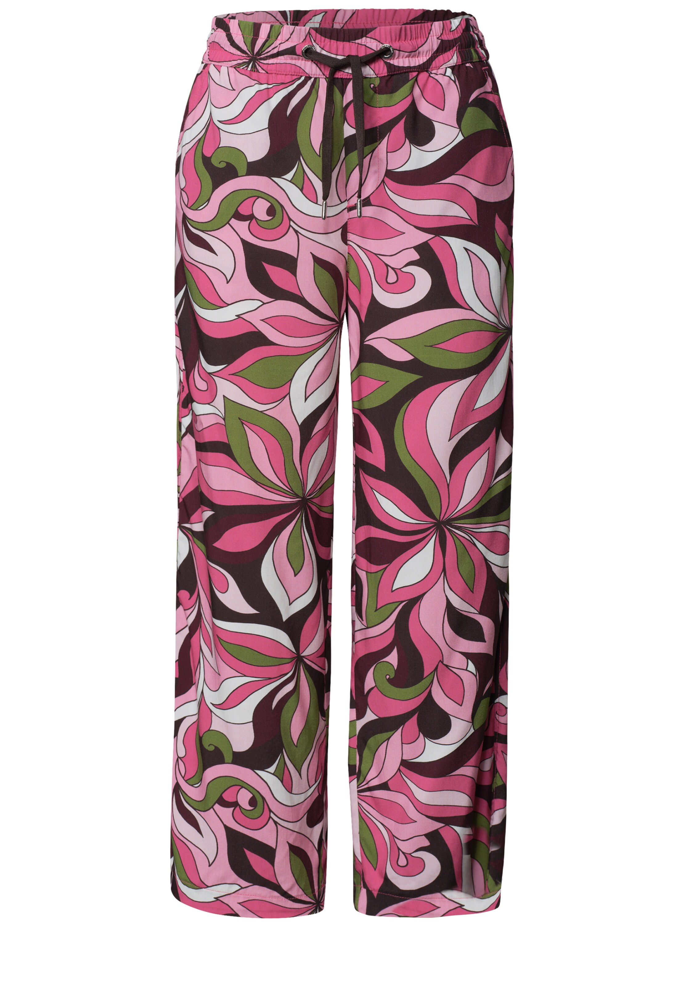 STREET ONE Wide Leg Hose in Pink: Vorderseite