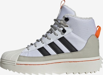 balta ADIDAS ORIGINALS Sniego batai 'Superstar': priekis
