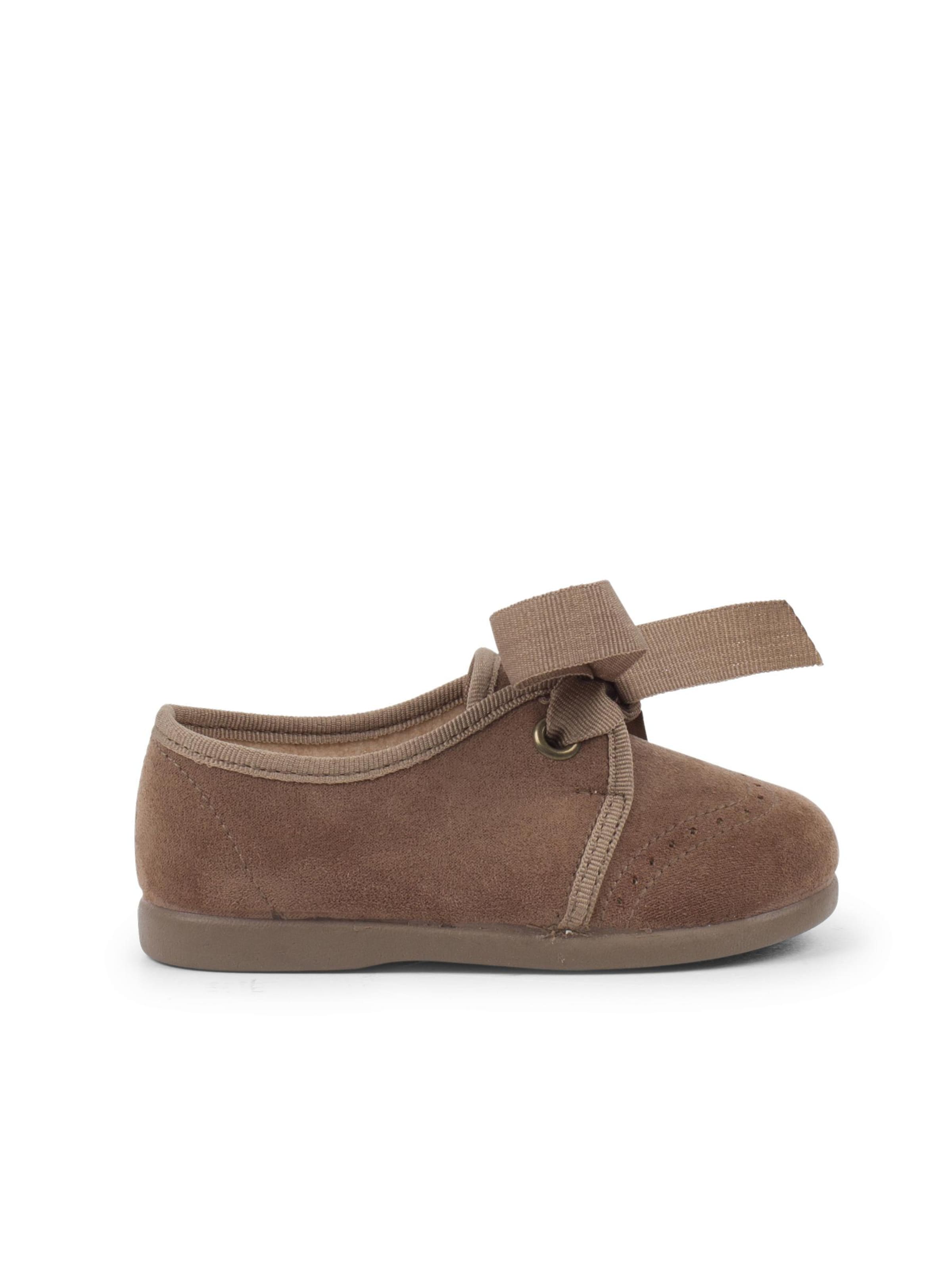 Scarpa bassa di Pisamonas in marrone: frontale
