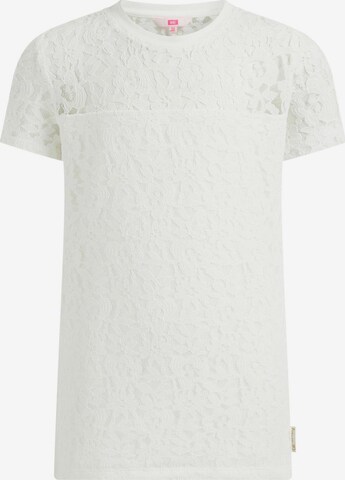 WE Fashion Shirt 'Meisjes' in White: front