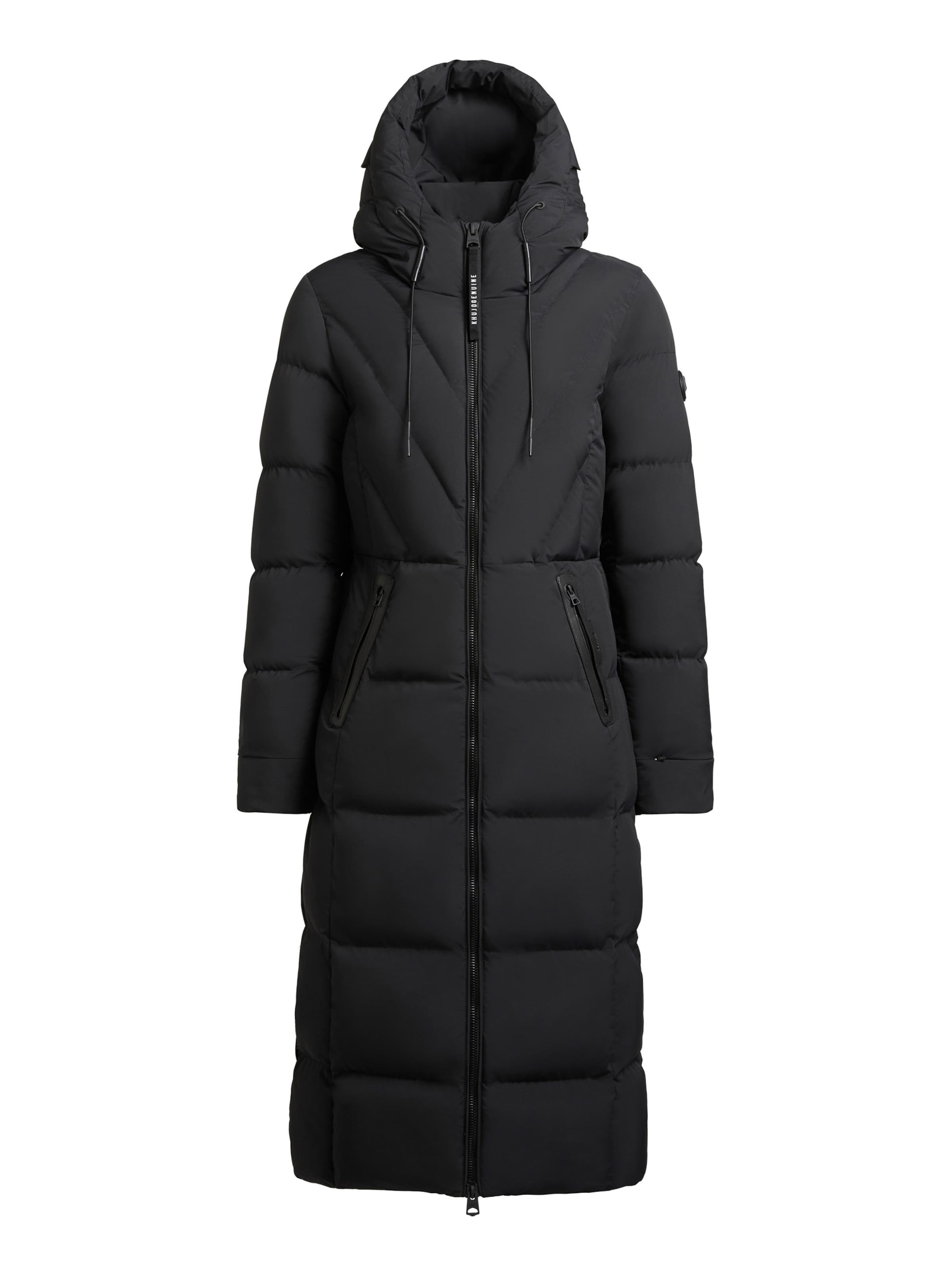 khujo Vinterfrakke 'SORIA' i sort: forside