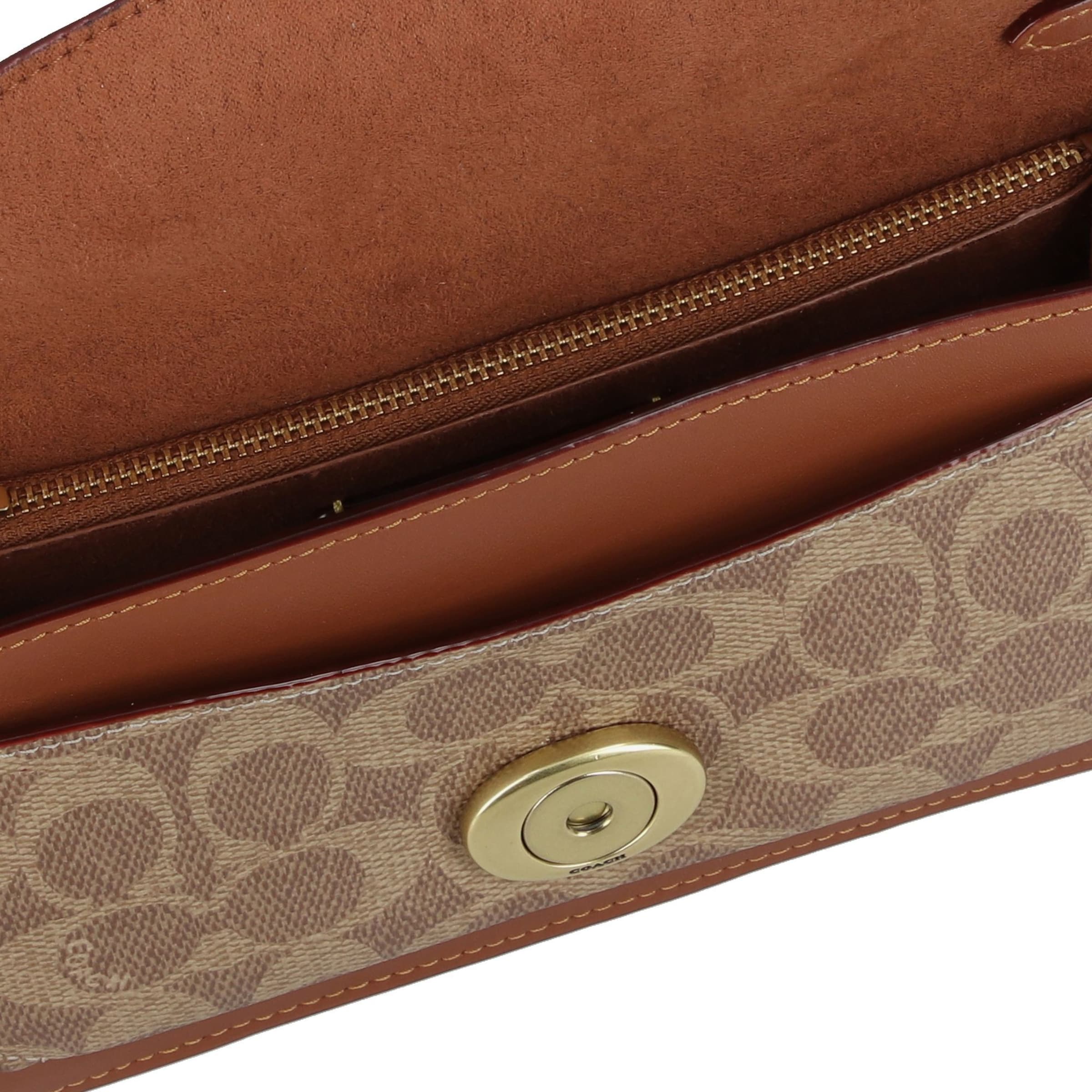 Pochette 'TABBY' COACH en marron