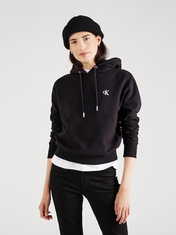 Felpa di Calvin Klein Jeans in nero: frontale
