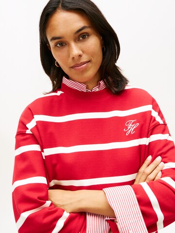 TOMMY HILFIGER Sweatshirt in Rot