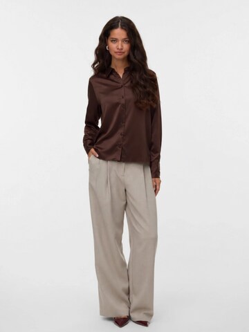 Chemisier '10334598' VERO MODA en marron
