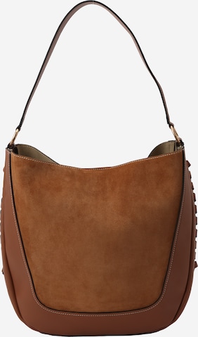 Vanessa Bruno Shoulder Bag 'HOBO' in Brown: front