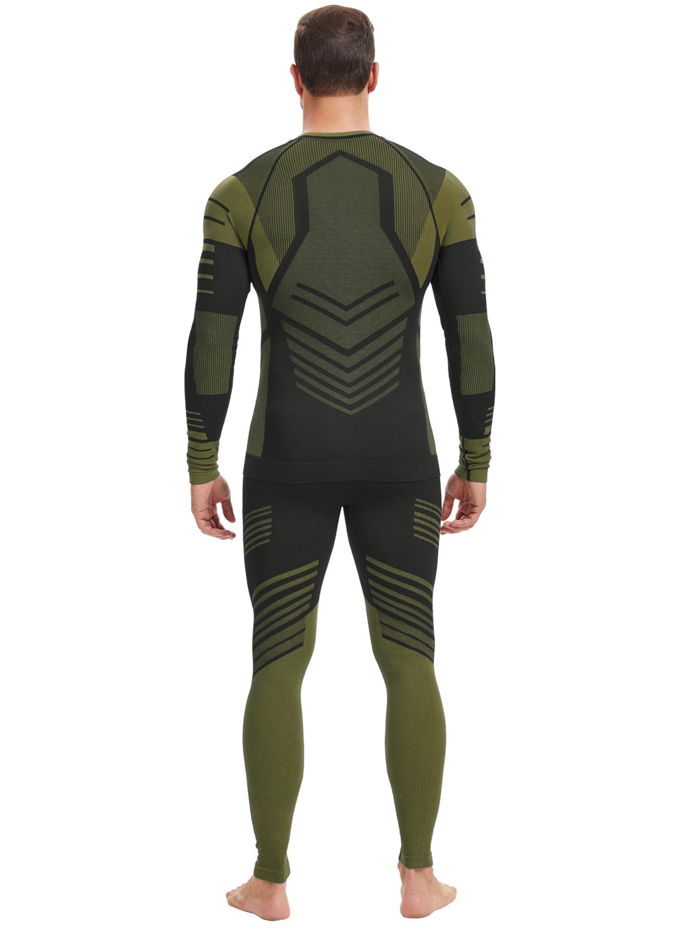MEETWEE Base Layer 'Seamless Thermal Underwear' in Green