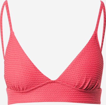 watercult Triangle Bikini Top in Pink: front