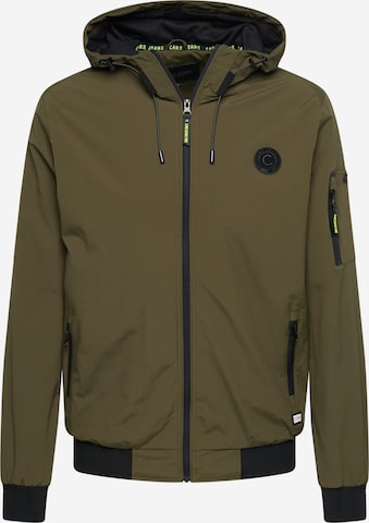 Cars Jeans Between-Season Jacket 'COLIN' in Green: front