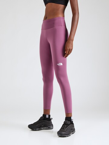 THE NORTH FACE Skinny Spodnie sportowe 'FLEX' w kolorze fioletowy: przód
