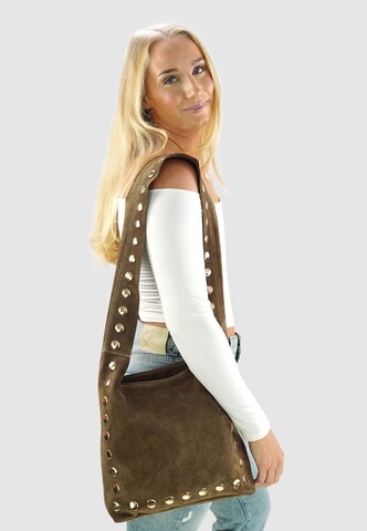 HARPA Schoudertas 'SARA' in Bruin: voorkant